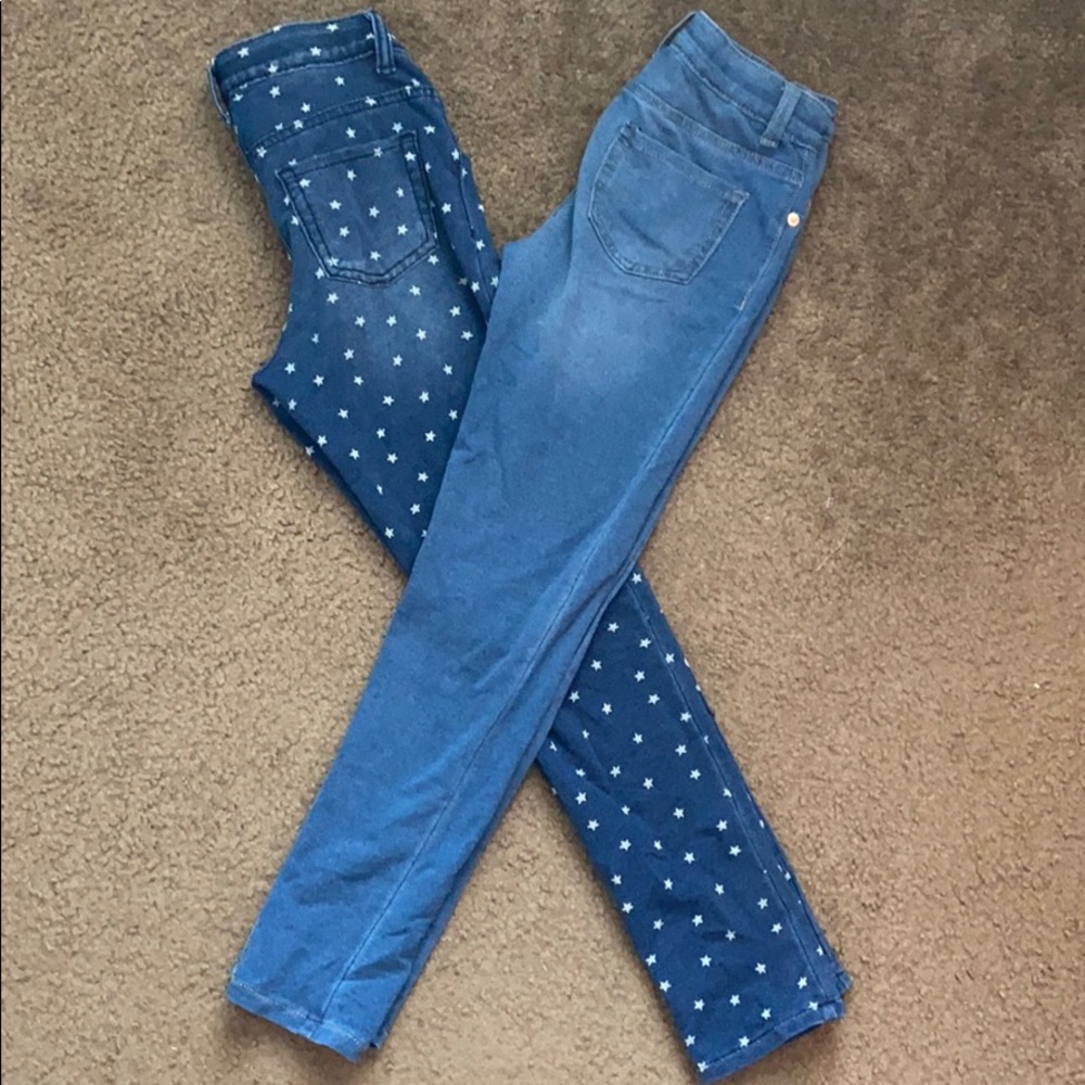 Lot of 2 Cat and Jack jeans size 10/12